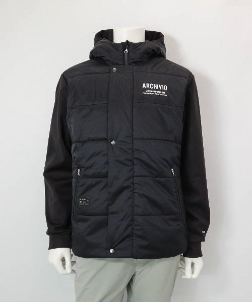 archivio（アルチビオ） ブルゾン アウター 「MENS」異素材切替中綿撥