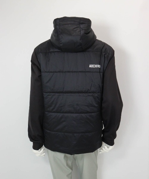 archivio（アルチビオ） ブルゾン アウター 「MENS」異素材切替中綿撥
