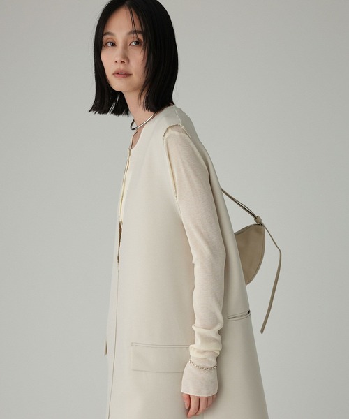 BABYLONE ワンピース ツイルVネックワンピース : ZOZOTOWN Yahoo