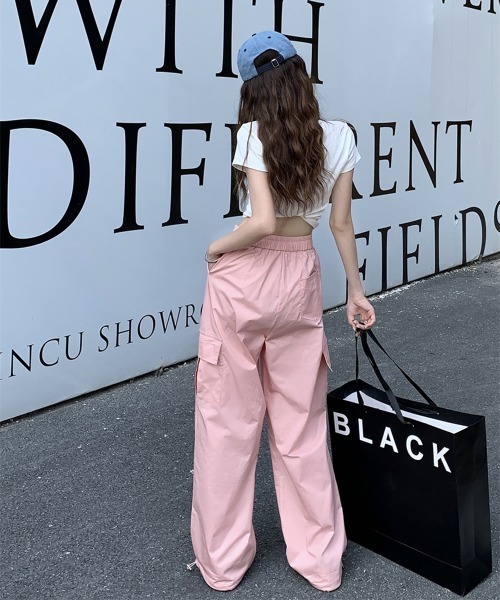 「by muni:r」 カーゴパンツ MEDIUM チャコール レディース
