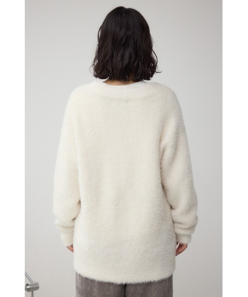 AZUL BY MOUSSY（アズールバイマウジー） カーディガン モヘヤライク