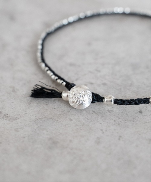あ*う様 AMPJAPANブレスレット美品 amp japan（アンプジャパン） ブレスレット SENTI SV BEADS BR amp