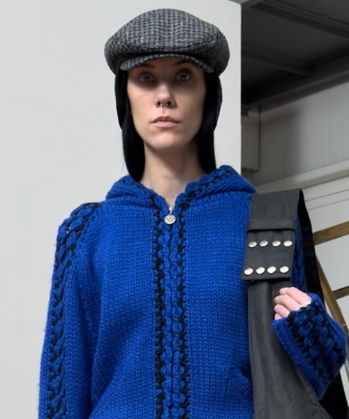 OPEN Yy 帽子 ベレー帽 OPEN Yy/オープンワイワイ/HARRIS TWEED