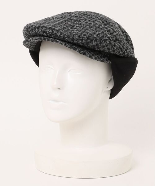 OPEN Yy 帽子 ベレー帽 OPEN Yy/オープンワイワイ/HARRIS TWEED