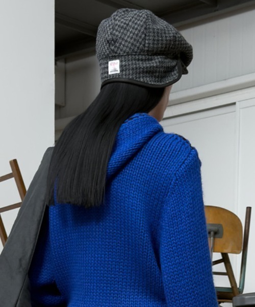 OPEN Yy 帽子 ベレー帽 OPEN Yy/オープンワイワイ/HARRIS TWEED