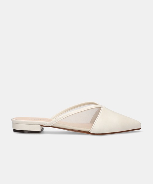 「MAMIAN」 フラットサンダル M アイボリー レディース_画像2