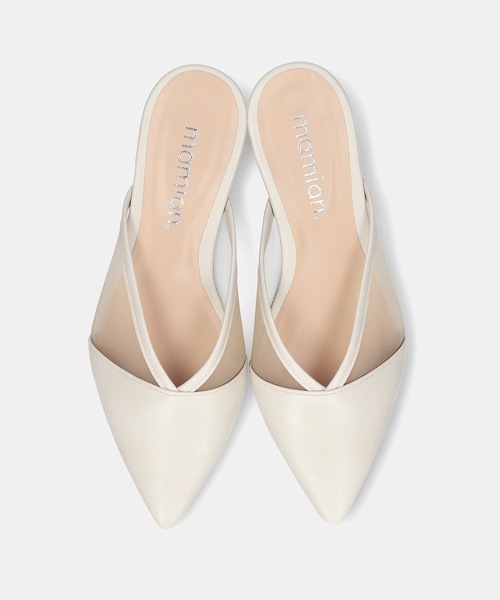 「MAMIAN」 フラットサンダル M アイボリー レディース_画像3