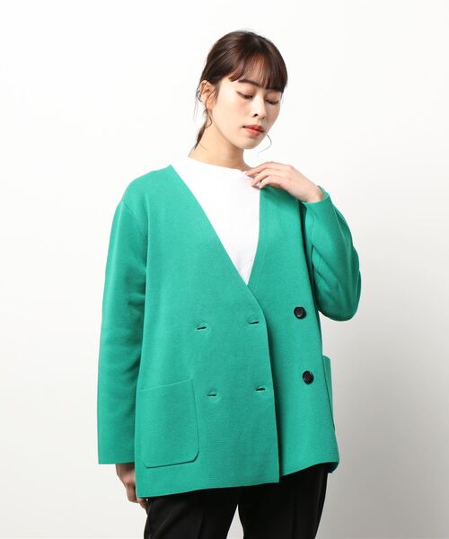 SLOBE IENA(IENA SLOBE) / テーラードジャケット/36/ポリエステル/グリーン/無地/21-010-912-4000-1-0 SLOBE IENA（スローブイエナ） ジャケット FREE グリーン レディース
