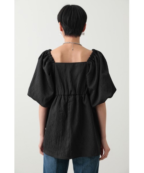 「crie conforto」 半袖ブラウス MEDIUM ブラック レディース_画像6