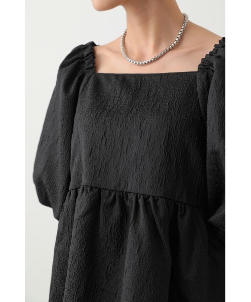 「crie conforto」 半袖ブラウス MEDIUM ブラック レディース_画像7