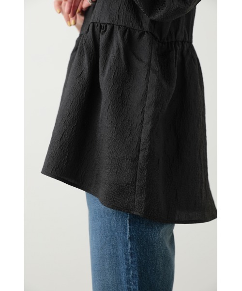 「crie conforto」 半袖ブラウス MEDIUM ブラック レディース_画像9