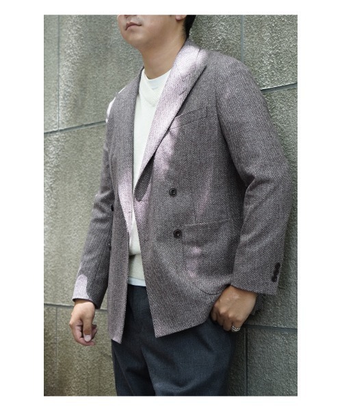 ジャケット テーラードジャケット GOOVI ダブルブレストジャケット