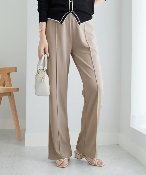 alotta（アロッタ） パンツ カットジョーゼットフレアパンツ