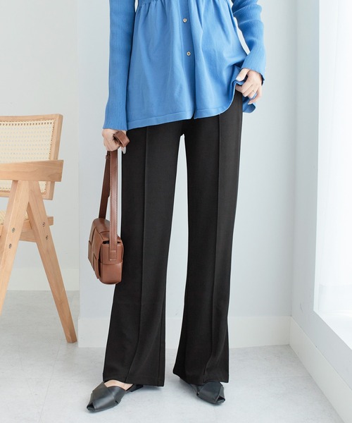 alotta（アロッタ） パンツ カットジョーゼットフレアパンツ