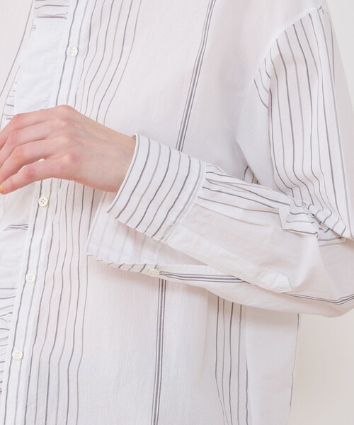 GALERIE VIE（ギャルリー ヴィー） ブラウス シャツ コットンサッカー