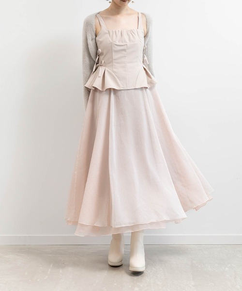 RANDA（ランダ） ワンピース ペプラムリボンワンピース : ZOZOTOWN