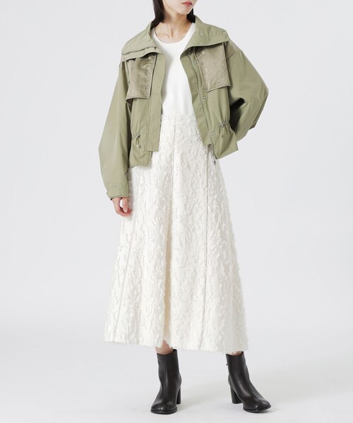 LOVELESS スカート カットジャカードフレアスカート : ZOZOTOWN Yahoo  