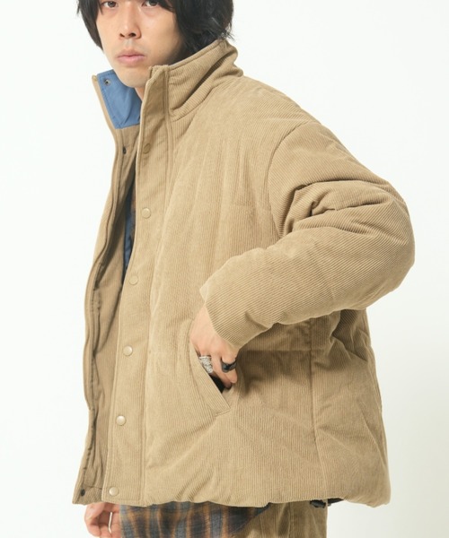 ROUGH TRADE ブルゾン アウター コーデュロイ 中綿スタンドブルゾン(M1