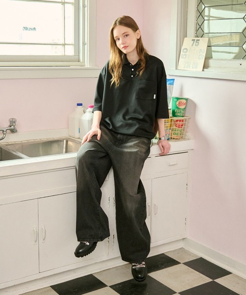 「WETTEMPT」 半袖Tシャツ MEDIUM 杢グレー メンズ_画像4