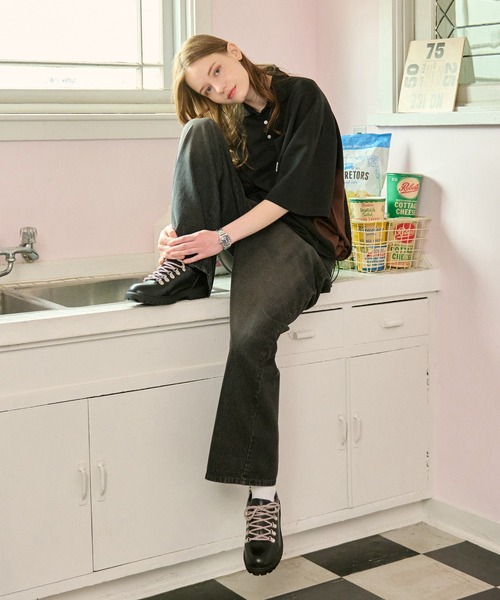 「WETTEMPT」 半袖Tシャツ MEDIUM 杢グレー メンズ_画像5