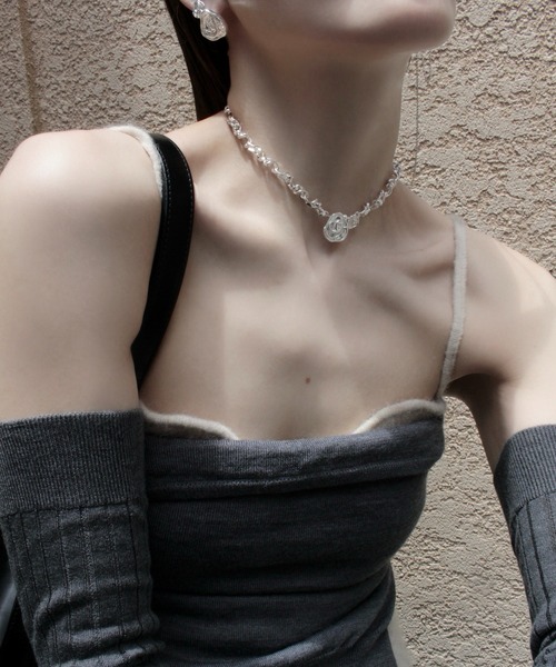 Soierie（ソワリー） ネックレス ローズ フィグ ネックレス / Rose fig