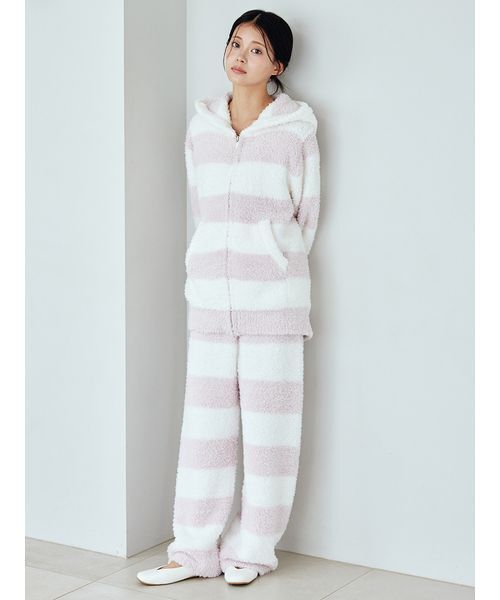 【新品】ジェラートピケ　ホワイトタイガーパジャマ 2点セット(上下) 新品】ジェラートピケ ホワイトタイガーパジャマ 2点セット(上下