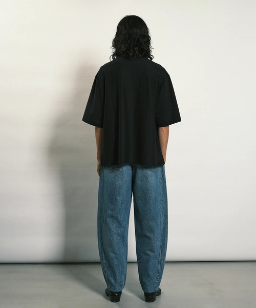 TANAKA（タナカ） ジーンズ TAPERED JEAN TROUSERS MID BLUE メンズ