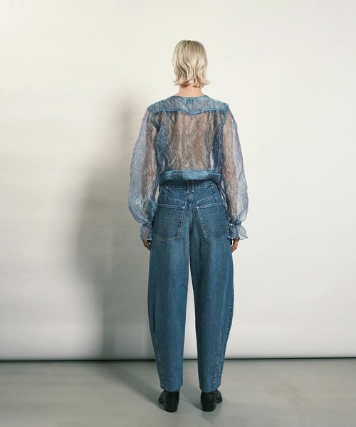 TANAKA（タナカ） ジーンズ TAPERED JEAN TROUSERS MID BLUE メンズ