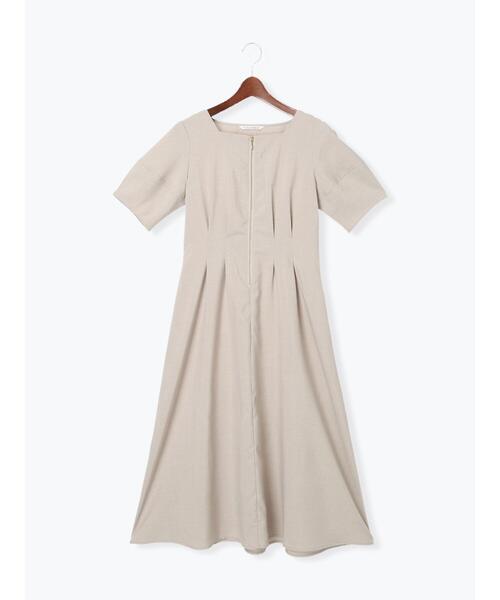 「Te chichi TERRASSE」 半袖ワンピース F ブラウン レディース_画像8