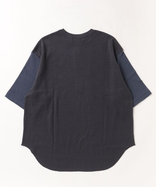 「AMERICANA」 半袖カットソー FREE ネイビー レディースの画像