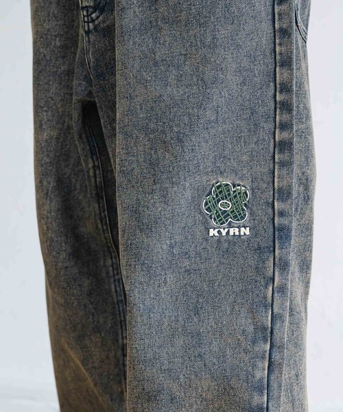 kaoyorinakami 「kaoyorinakami」 デニムパンツ X-LARGE ブラウン