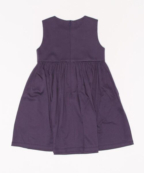 「Tartine et Chocolat」 「KIDS」ノースリーブワンピース 130 パープル キッズ_画像2