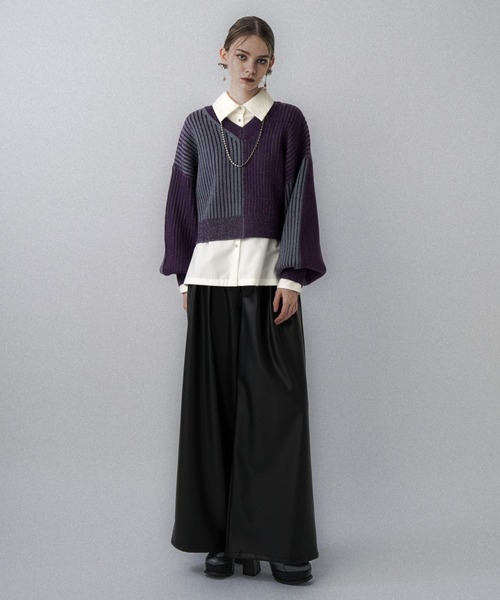 HARE（ハレ） ニット セーター 2WAYマルチカラーニット(HARE