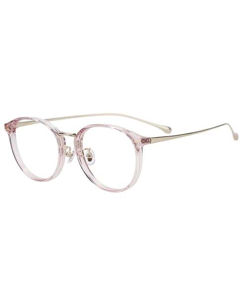Zoff（ゾフ） 伊達メガネ メガネ 眼鏡 ボストン型 メガネ｜チタン