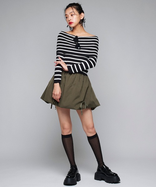 「Narcissus」 長袖ニット FREE ホワイト レディース_画像6