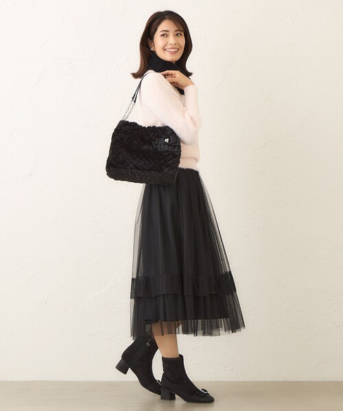 TO BE CHIC（トゥー ビー シック） ショルダーバッグ バッグ ダイヤ柄 