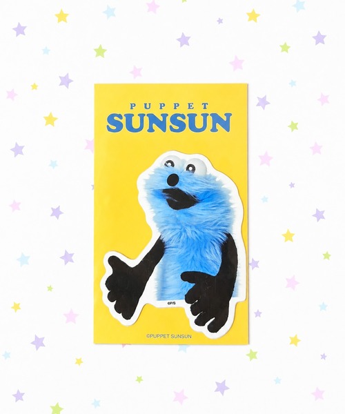 nini toys ステッカー 「nini toys」「パペットスンスン」ステッカー