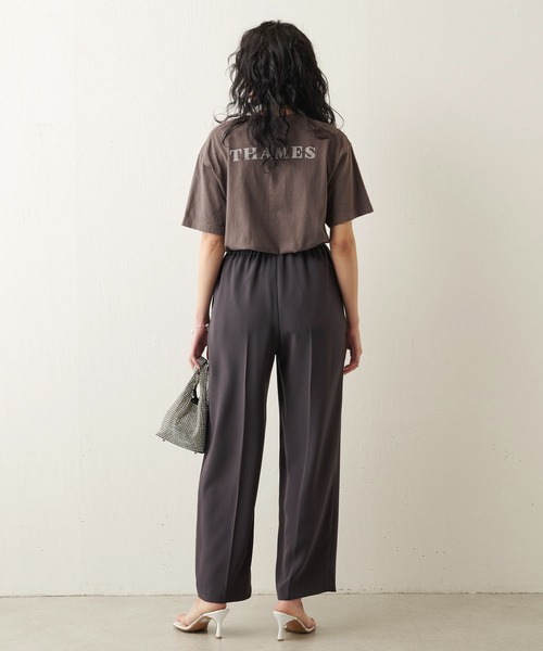 「Whim Gazette」 イージーパンツ FREE ホワイト レディース_画像7