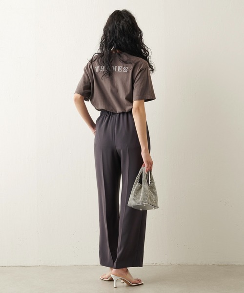 「Whim Gazette」 イージーパンツ FREE ホワイト レディース_画像8