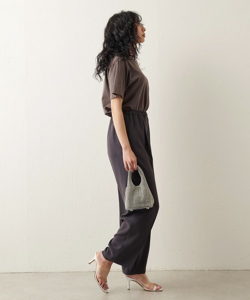 「Whim Gazette」 イージーパンツ FREE ホワイト レディース_画像9