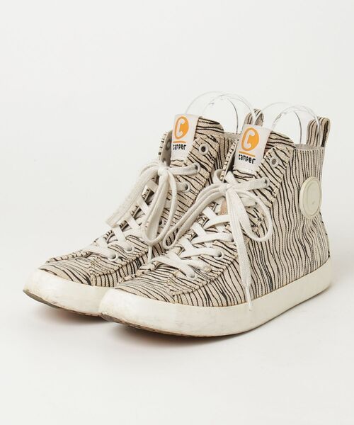 CAMPER（カンペール） ハイカットスニーカー 38 ベージュ レディース