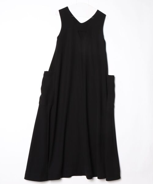 「UN3D.」 ノースリーブワンピース 38 ブラック レディース_画像2