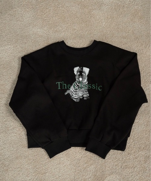 lawgy（ラウジー） トレーナー スウェット dog print sweat / ドッグ