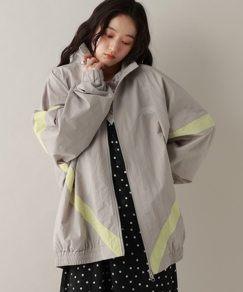 RAGEBLUE 刺繍ナイロン配色ブルゾン　烏野　Lサイズハイキュー‼期間限定 ハイキュー!!」限定アイテムがand STに登場！ストア3店舗に特設ブース