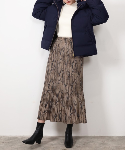 「TRUDEA」 ダウンジャケット SMALL モカ レディース_画像5
