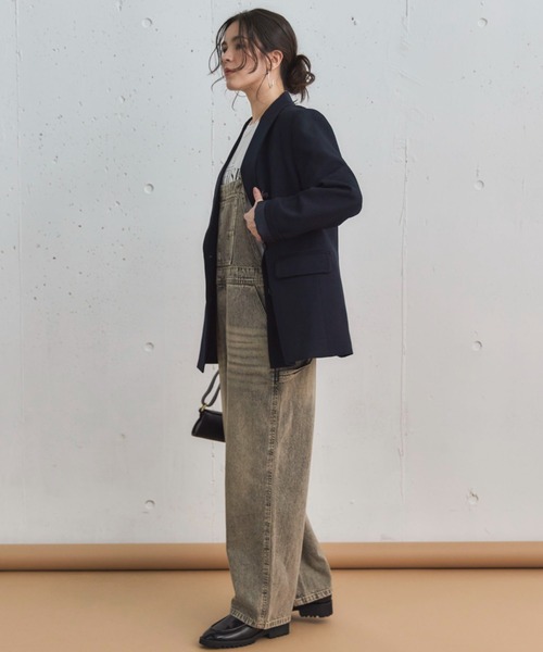 「DOUX ARCHIVES」 オーバーオール FREE ブラウン レディース_画像5