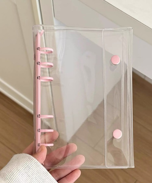 shopnikoniko（ショップにこにこ） 手帳 シール帳 クリア 大きめ