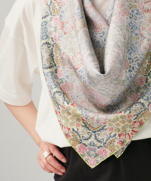 スカーフ バンダナ PIERRE LOUIS MASCIA ピエール ルイマーシャ Scarf 90x90cm 517702/101 レディースの画像