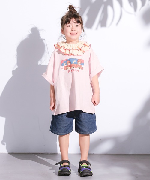 MARKEY'S（マーキーズ） つけ襟 付け襟 ムジフリルスタイ キッズ 子供