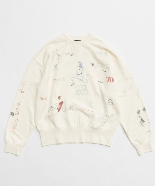 「MAISON SPECIAL」 スウェットカットソー FREE ホワイト レディース_5